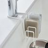 Sink Sponge Holder No Drilling Installation Faucet Sponge Caddy Hanging Organizer for Kitchen And Bathroom Sponge Scouring Pad