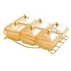 Tray Set with Individual Bowls for Entertaining
