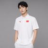 Anta Sports Lifestyle Series Solid Color Breathable Pullover Polo Shirt Unisex Polo Shirts Snow-White 452330103-1