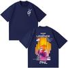 Französischer Rapper PNL Le Monde Chico Album Grafik T-Shirt Unisex Hip Hop Locker Hohe Qualität Lässig Damen und Unisex T-Shirt