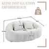 Bean Bag Sofa Lazy Sofa Durable Comfort Lounger High Back Chair for Adults and Children, Indoor & Outdoor, Soft Lounge Chair (Beige Chenille)