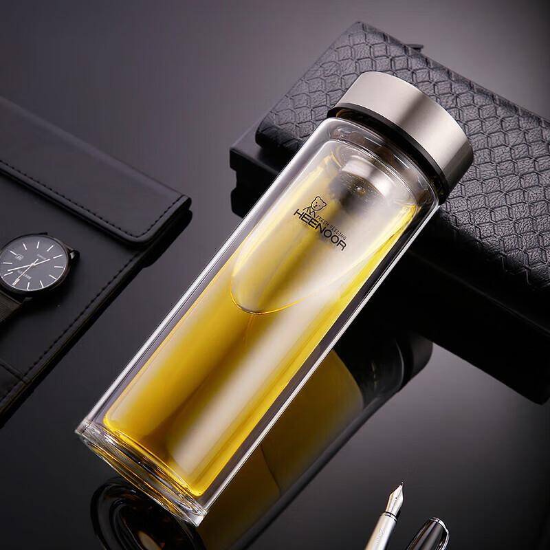 Xino Double Wall Glass Tea Infuser Bottle