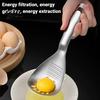 Non Slip Handle Cooking Spoon Stainless Steel Grinding Spoon, Multifunctional Kitchen Gadget, Garlic Ginger Heavy Duty Metal Utensil Mashing/Egg