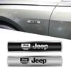 3D Car Emblem Body Rear Trunk Sticker Badge Decoration Decal For Jeep Wrangler Grand Cherokee Gladiator Liberty Compass Renegade