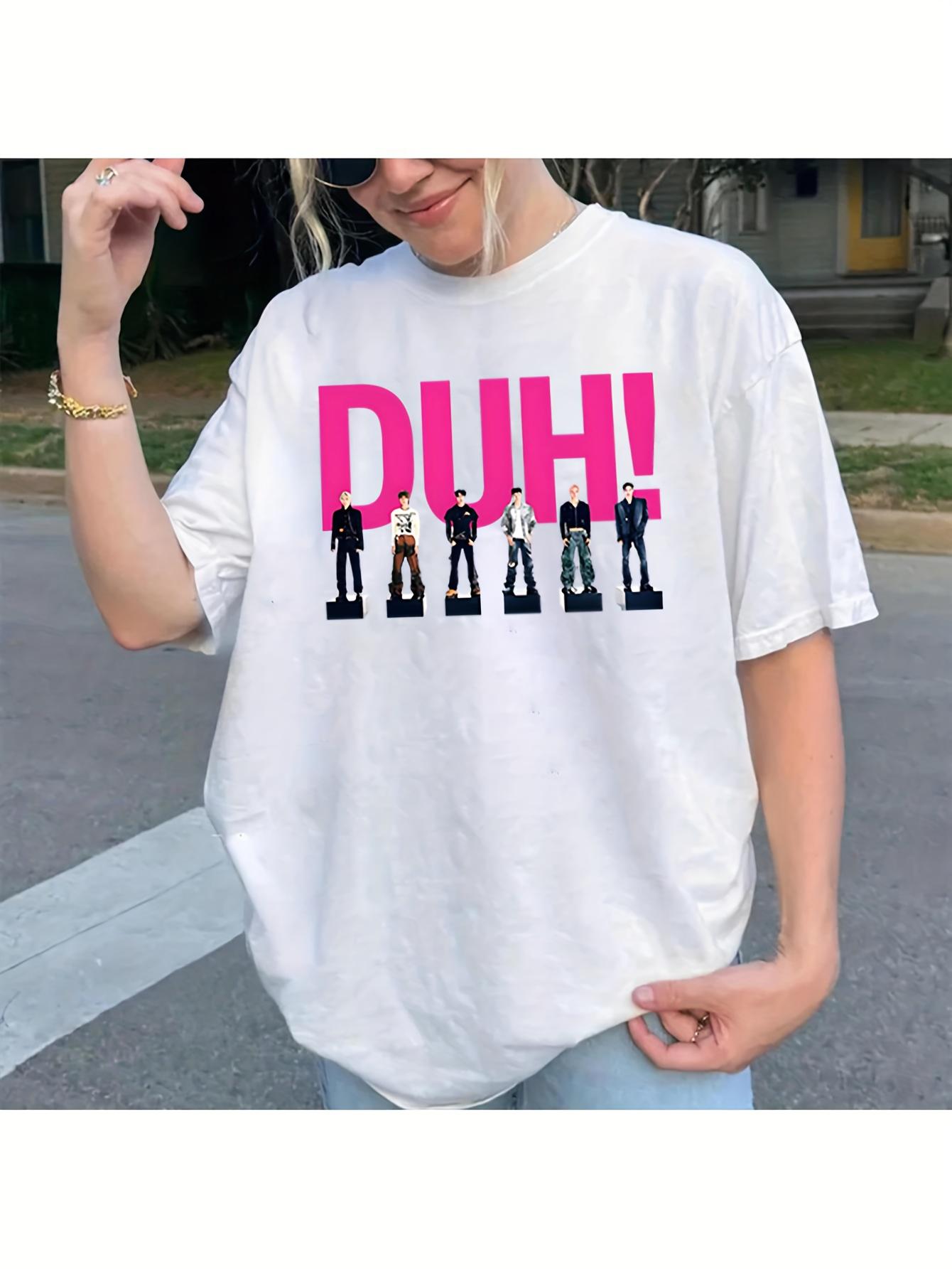 P1Harmony Duh! Shirt - Utop1A Tour & 8Th Mini Album Merchandise Featuring 5 Members (Keeho XXL