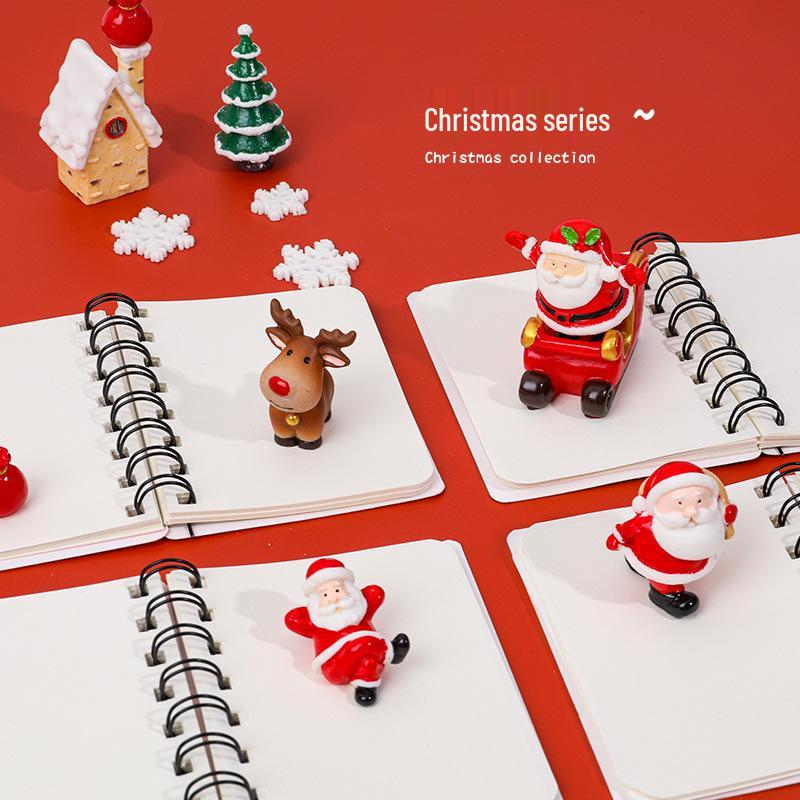 Hangsu Mini Christmas Pocket Notebook - Portable Holiday Gift Memo for Students