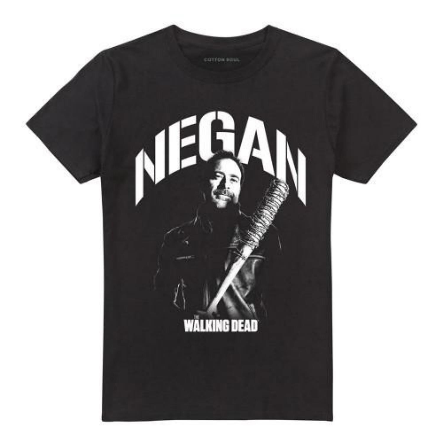 

The Walking Dead Unisex Adult Negan Mono T-Shirt S чёрный