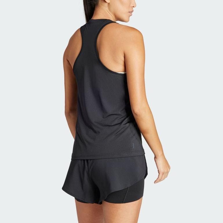 adidas Diseñado Para Entrenar Top Sin Mangas Transpirable Tops de Mujer Negro IQ2652