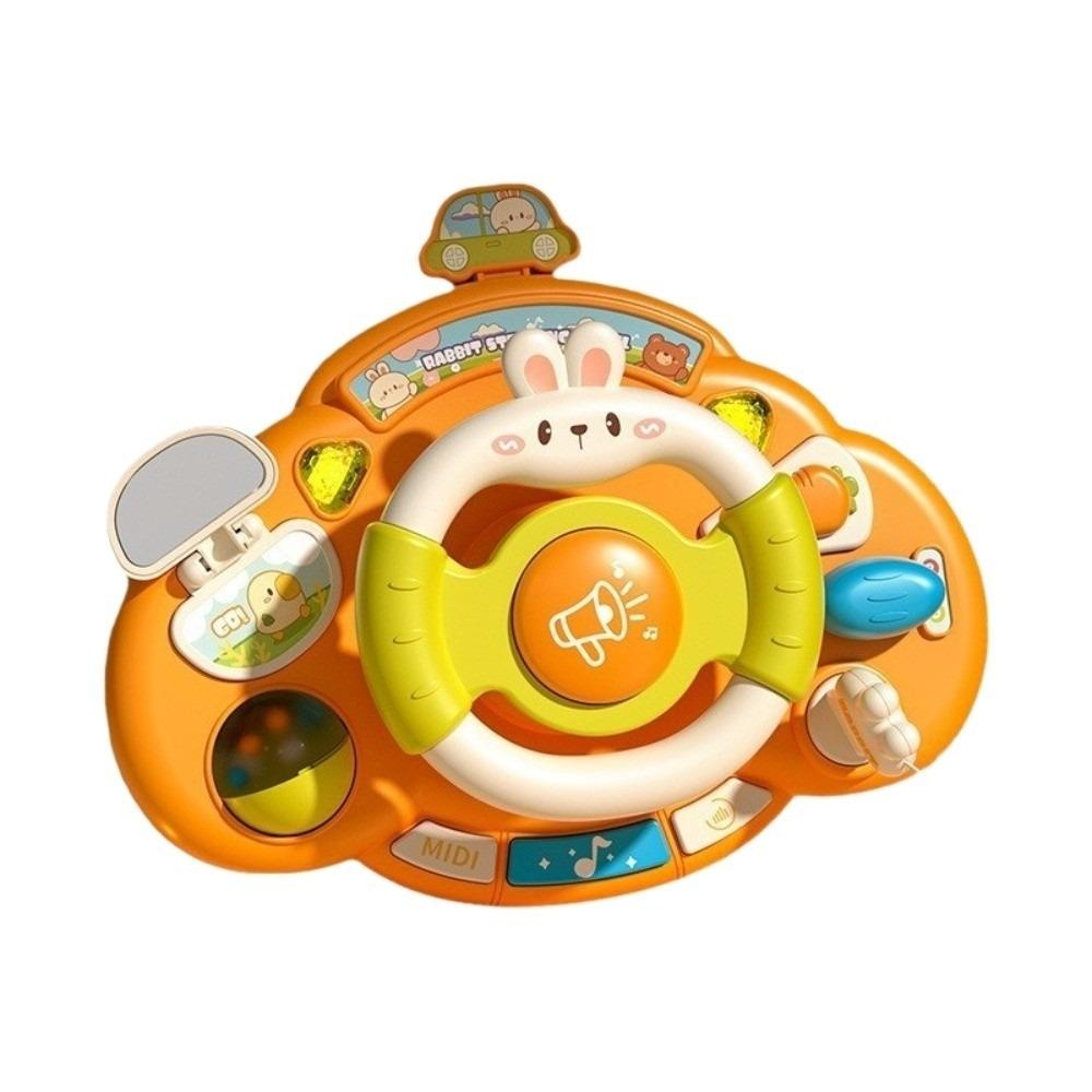 Multi Functional Simulate Driving Car Toy Electric Copilot Steering Wheel Toy  Boys