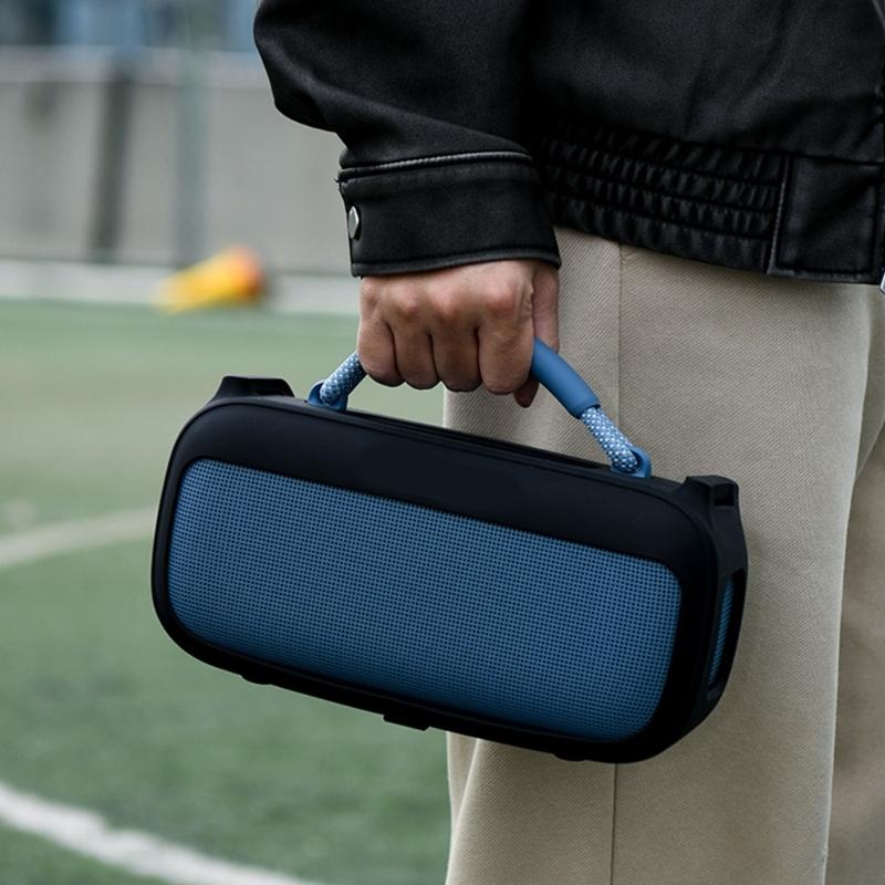Portable Silicone Cover with Carrying Straps Protective Skin for Speaker, Water Resistant Case