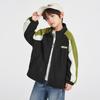 Boys' Geometric Color Block Fleece Jacket