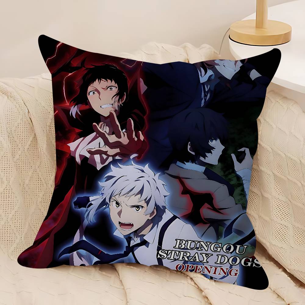 

Наволочка B-Bungo Stray Dogs, съемная, моющаяся, чехол для подушки – всесезонный мягкий лен 12x12Inch