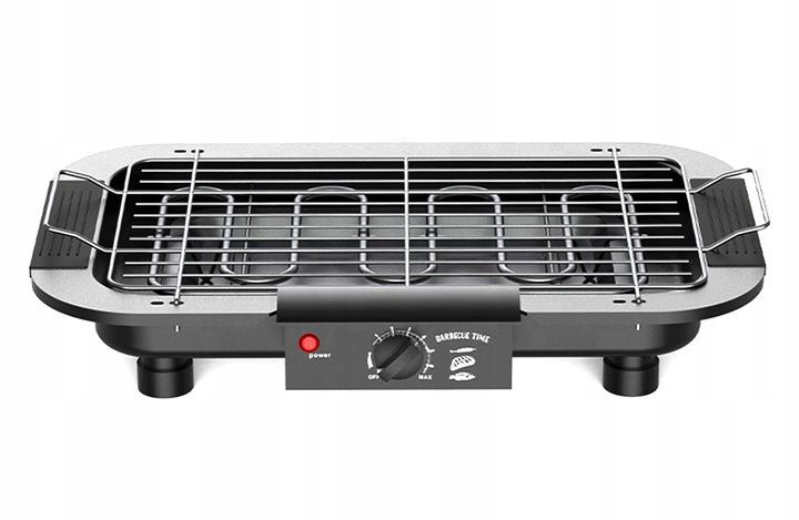 Grill Elektryczny Barbecue Bbq Domowy Termostat Regulacja Taca 2000W Ag225D