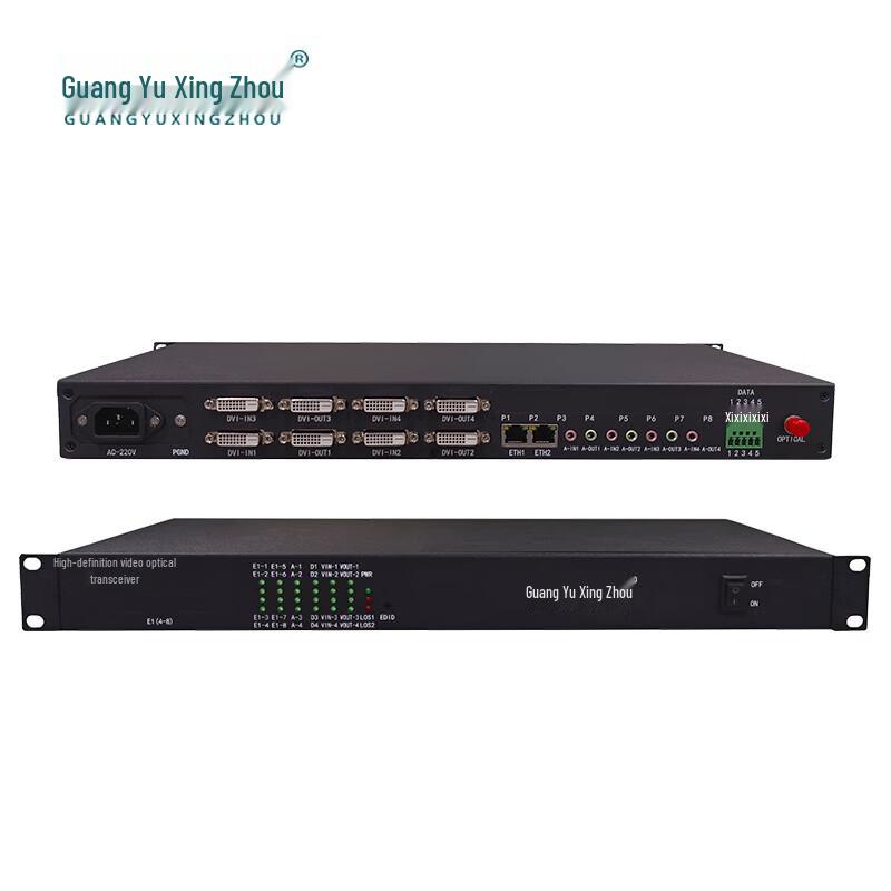GY-DVI40S 4-Channel DVI HD Video Optical Transceiver