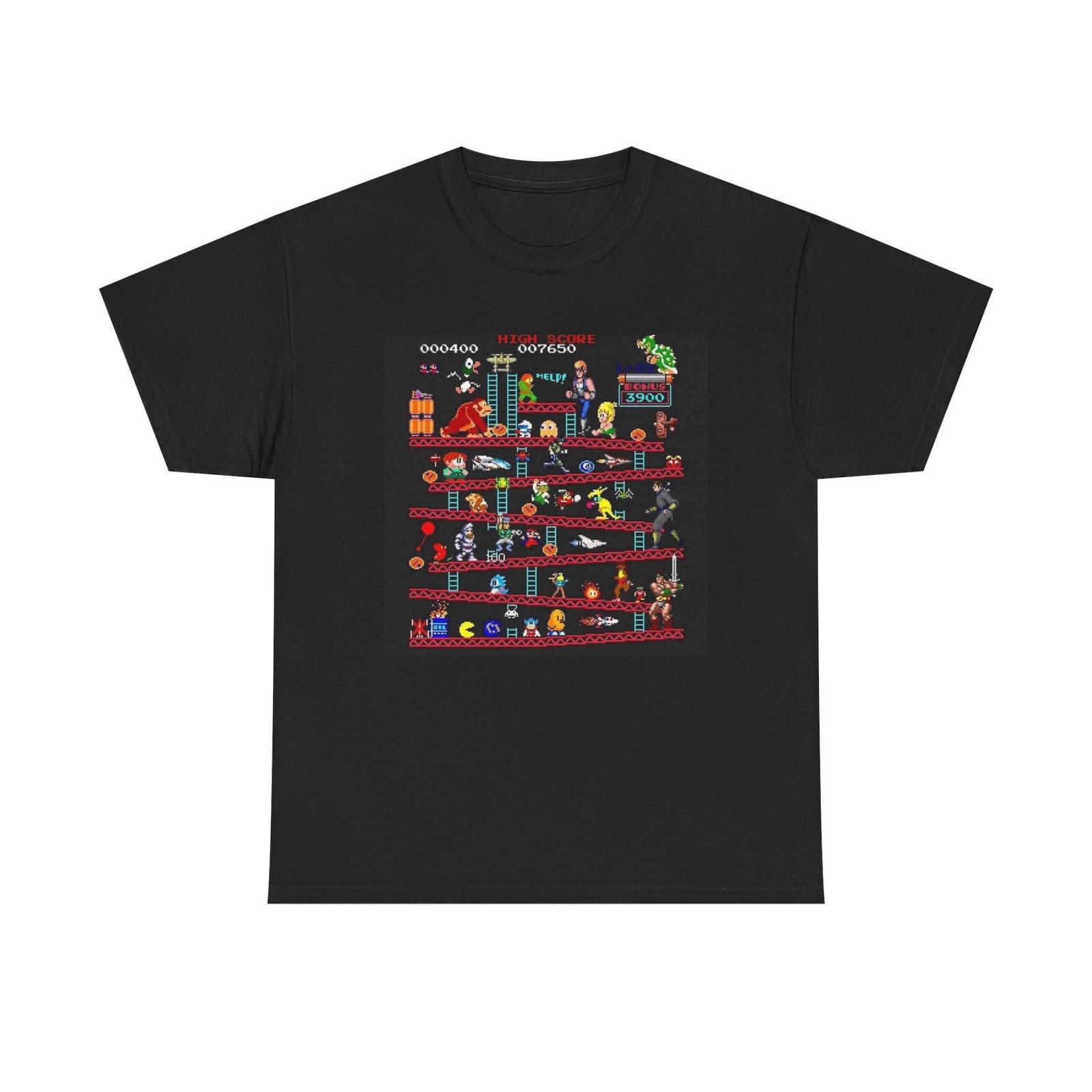 Retro Gaming Collection Tshirt Vintage Gamer Console Vibes Unisex Heavy Cotton S