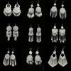 Ethnic style earrings Alloy silver-plated Miao ethnic minority Dong Yi earrings Earrings
