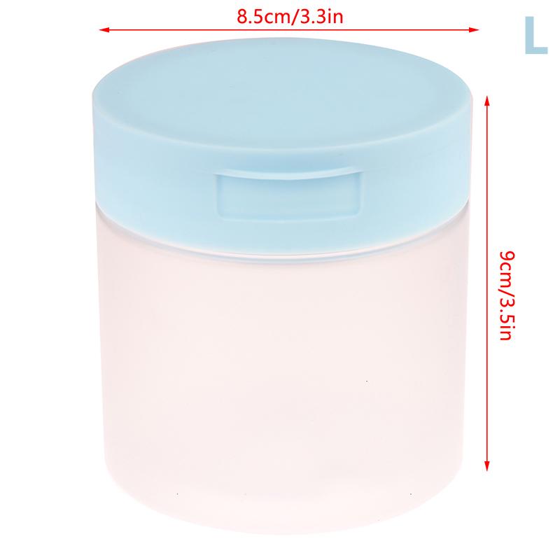 250/300/350 Ml Makeup Remover Cotton Cream Jar Lid Body Lotion Scrub Jar Cosmetic Container Travel Portable Bottle With Tweezers