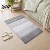 Washable Plush Floor Mat Water-absorbent Rug Quick Color Bathroom Mat Gradient Dry Absorbent Rug Anti-Slip