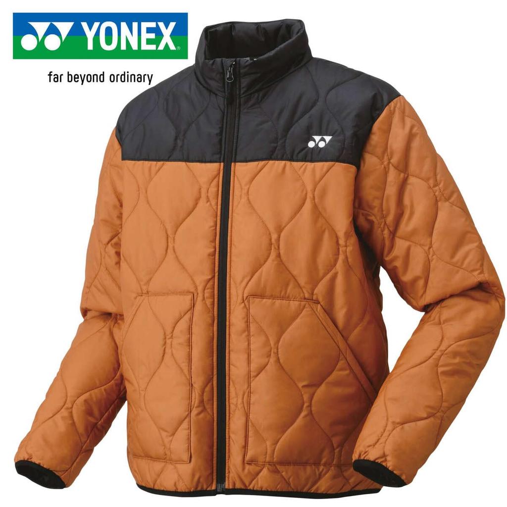 YONEX Unisex Padded Jacket Light Brown Size S 90088, (142),