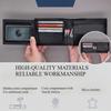 New Men's Wallet with Coin Pocket RFID Protection Carbon Fiber Wallet for Men