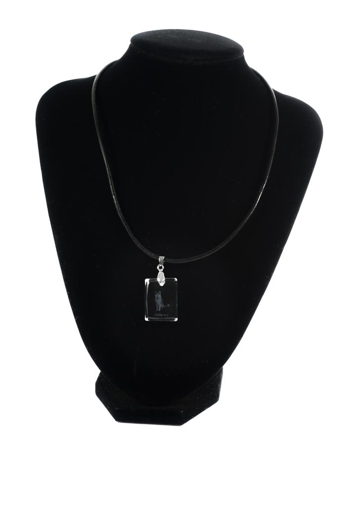 Akita, Akita Inu - Colgante de perro de cristal, collar con foto, joyería única de Art-Dog