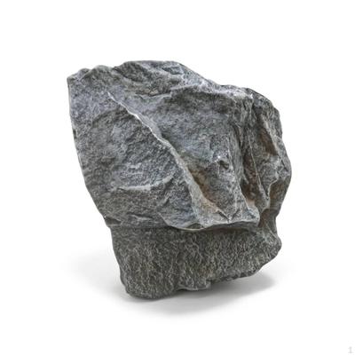 PU Faux Boulder Looking Artificial Rock withTextured Surface Lightweight Yard Ornament for