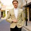 Herren Blazer im Koreanischen Stil, Slim Fit, Lässig, Business