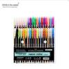 Sparkly Glitter Gel Highlighter Pen Set for Students: 12/48/60 Colors