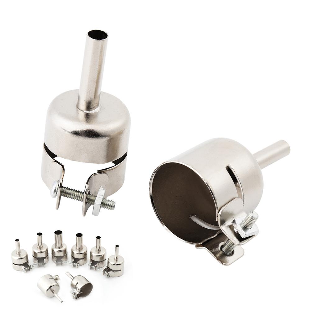 8pcs Set Heat Gun Nozzles Kits For Hot Air Soldering Station Repair Tools(3 4 5 6 7 8 10 12mm)