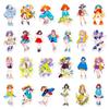 50 2D Cartoon Beautiful Girl Stickers Japanese Loli Stickers DIY Laptop Suitcase