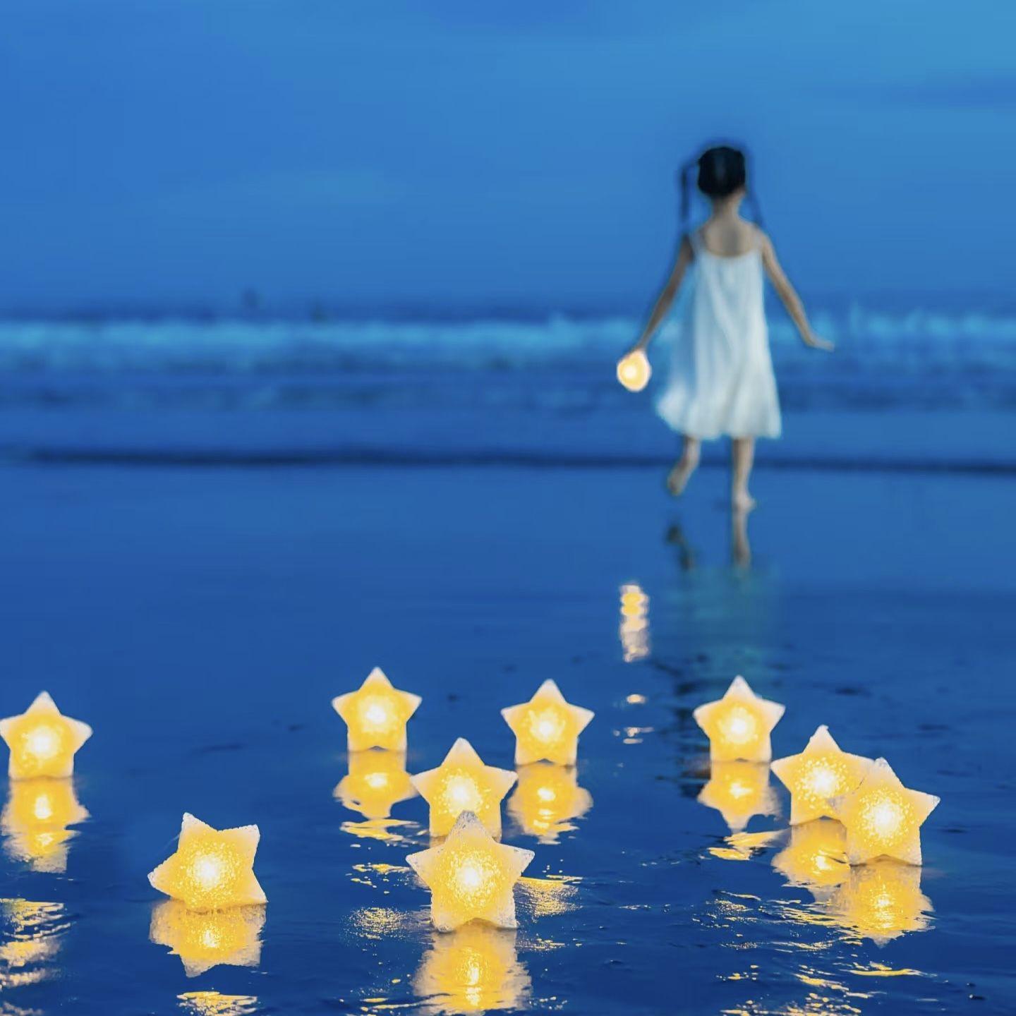 

Уличная солнечная гирлянда в виде звездной сферы для лагеря, палатки, торговой палатки и декора двора. Default