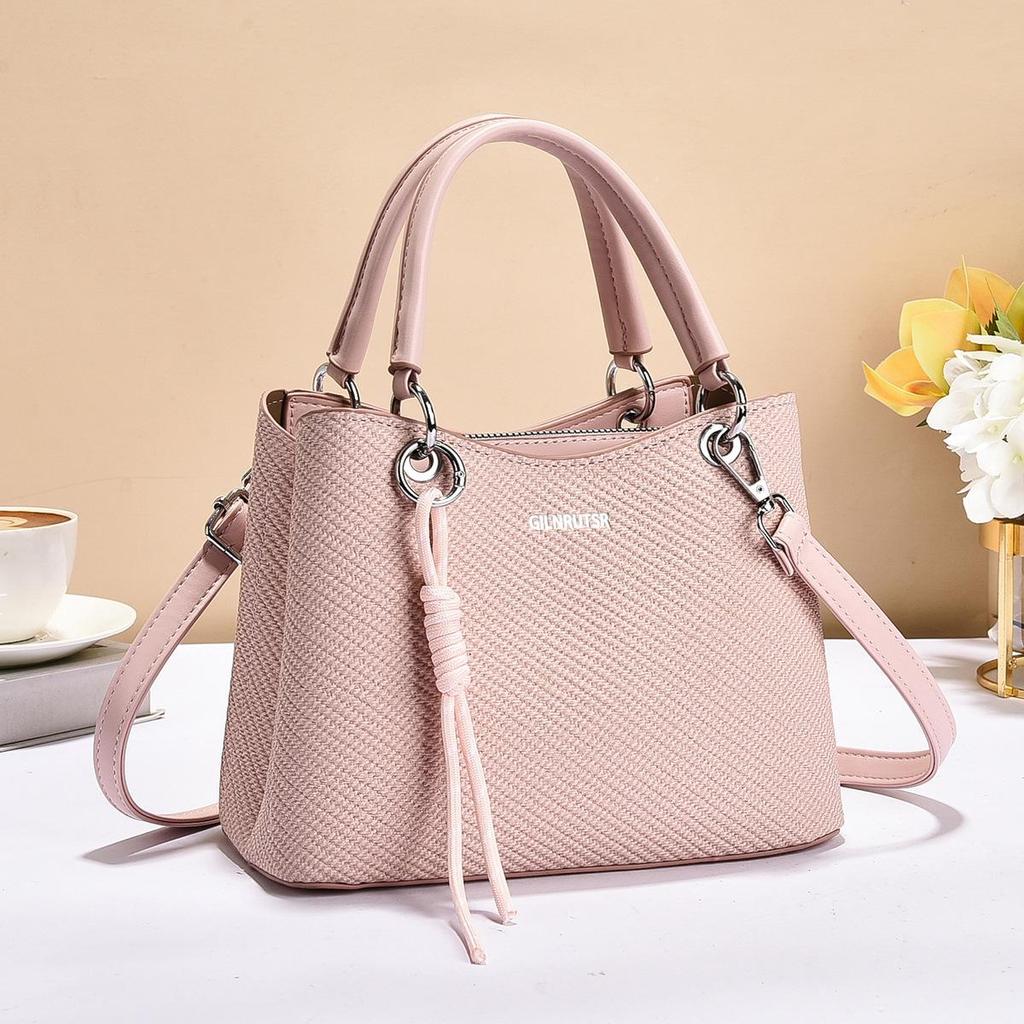 Trendige Damen-Schulter- und Umhängetasche im koreanischen Stil - Vielseitige große Tasche für Damen