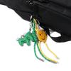Smiley Face Leather Keychain Double-sided Schoolbag Pendant Small Pendant High-end Creative Exquisite Leather Car Key Chain