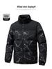 Men's Trendy Camouflage Cotton Jacket, Winter Warmth with Thickened Stand Collar