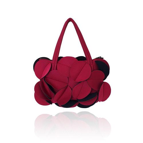Suin Flower Tote Bag_Wine
