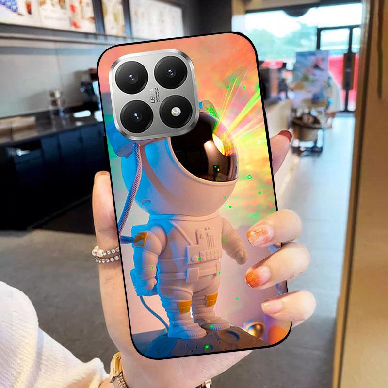 Soft Case For Xiaomi 15T 15 T Fundas Black TPU Silicone Back Cover For Xiaomi15T Phone Case Shockproof Protective Cartoon Coque