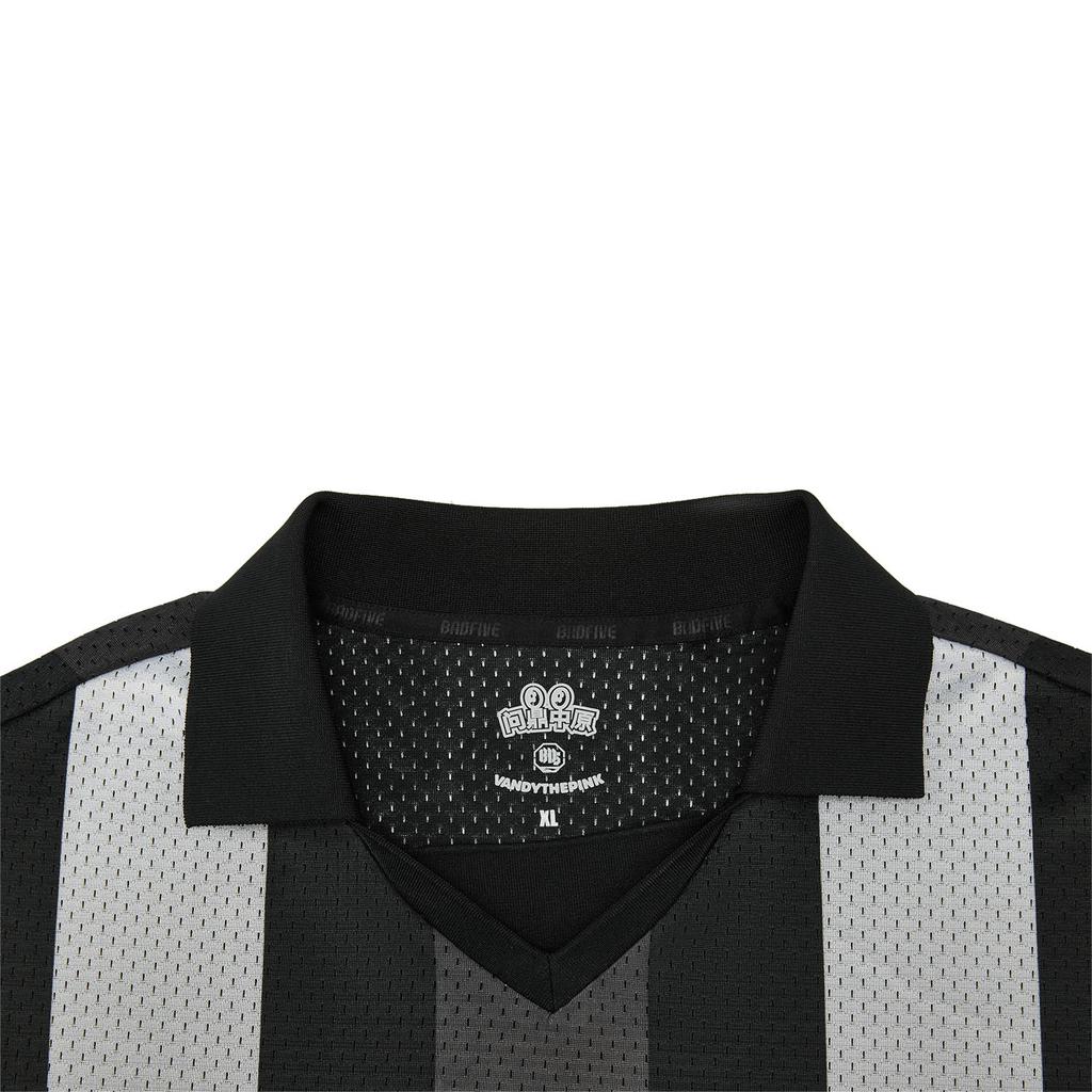 Li Ning × Badfive Basketball Champion Casual Fashion Loose Polo T-Shirt Men Tops Black ATSW749-1