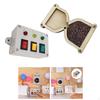 2Pcs Wooden Busy Board DIY Parts Traffic Light and Hourglass Indoor Play Game