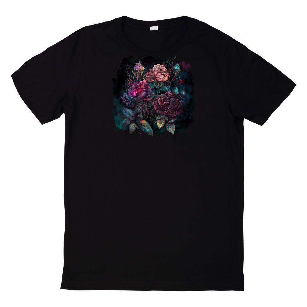 T-Shirt Aquarell Gothic BlumeWird in neuem Fenster oder Tab geöffnet