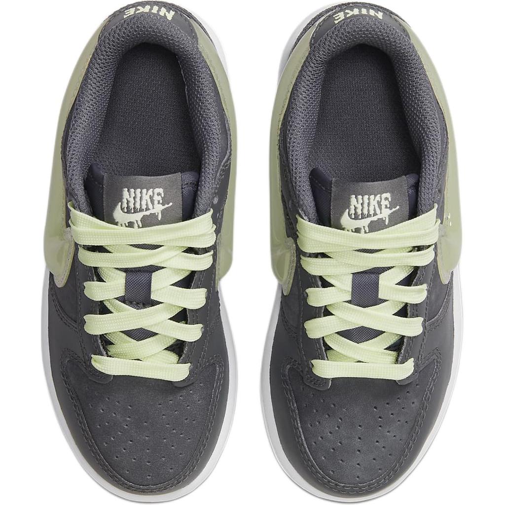 New Nike Dunk Anti Slip Wear Resistant Low Top Kids' Skateboarding Shoes Gray Children Aged 3 7 Years Old HQ3241-068