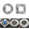 Pack of 10 Tin Stove Liners Oil Proof Covers Gas Stove Liners for Gas Burners Ensuring a Clean Cooking Environment