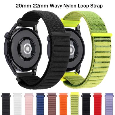 20mm 22mm Nylon Braided Strap For HUAWEI WATCH GT 5 Pro Band WATCH 4 3 Pro GT 3 2 42mm GT 3/4/5 46mm Loop Buds Ultimate Bracelet