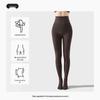 Tall Women's Extra Long Compression Leggings - Anti-Roll Fleece Lined Tights for Autumn/Winter