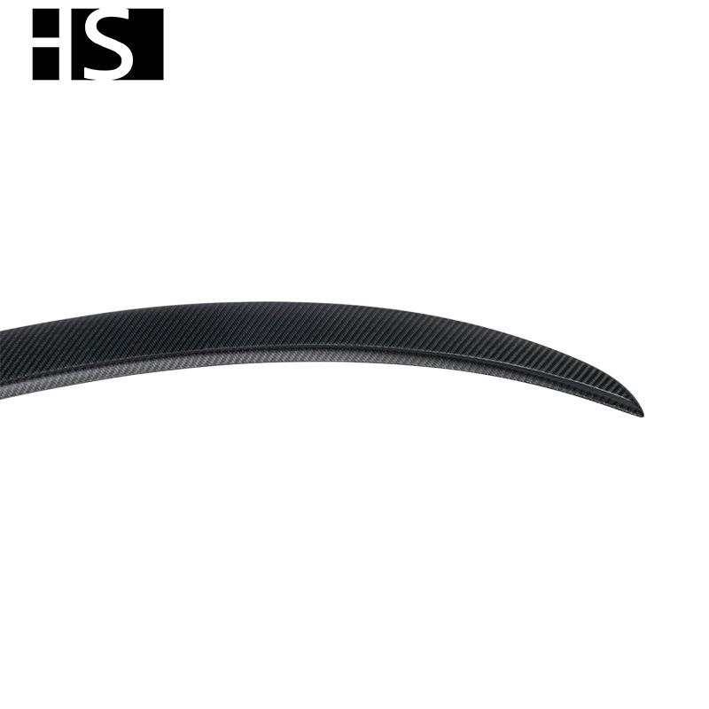 Tesla Model 3 Carbon Fiber Rear Spoiler: Original Style Matte/Gloss Performance Version