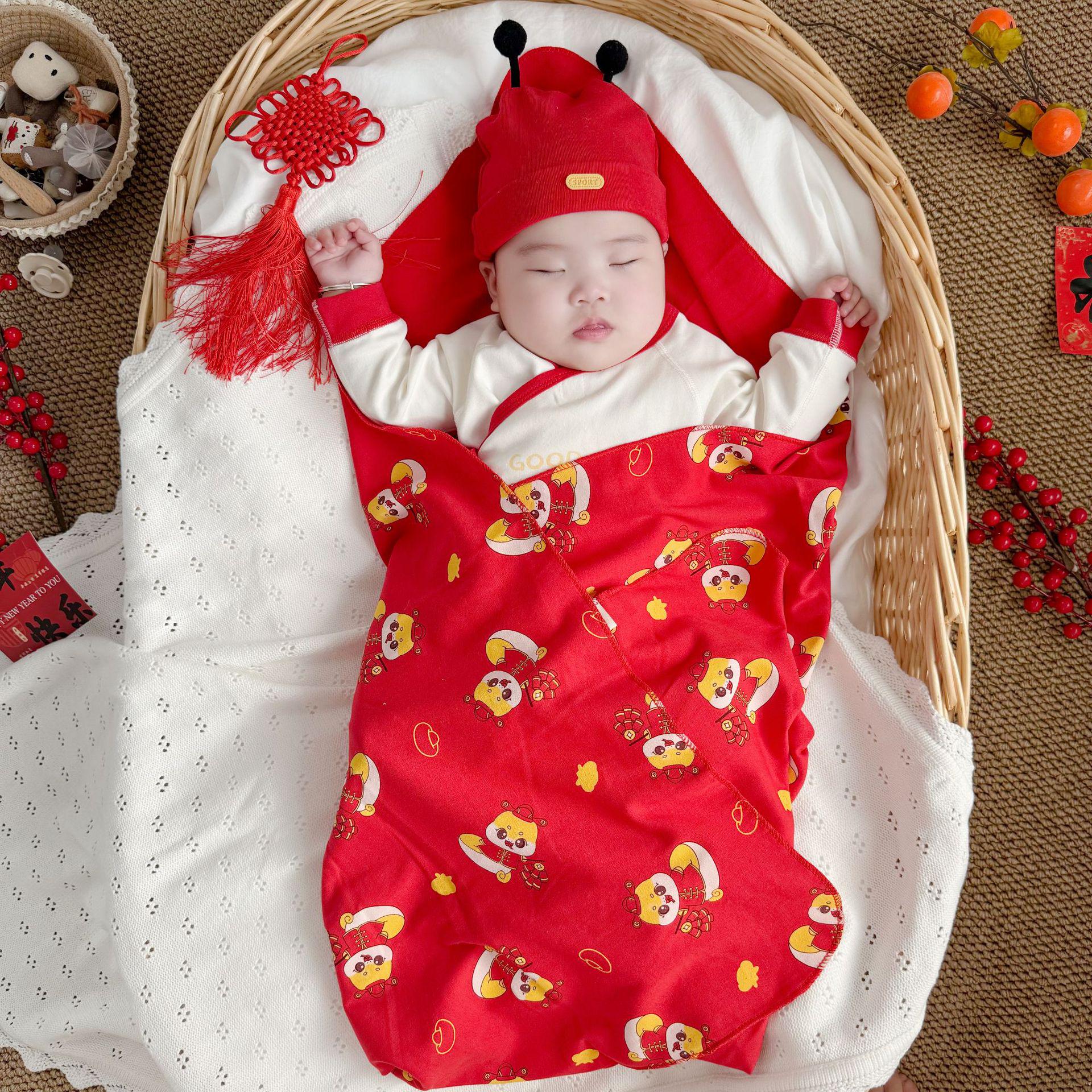 

Набор предметов первой необходимости для новорожденных из чистого хлопка: Больничная сумка с одеялом и детской одеждой на осень/зиму