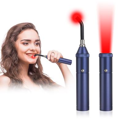 Mieauty Red Light Therapy Device, Cold Sore Canker Sore Treatment Device, Infrared Light Therapy for Lips Mouth Nose Ear Knee Feet Hands Joint Muscle