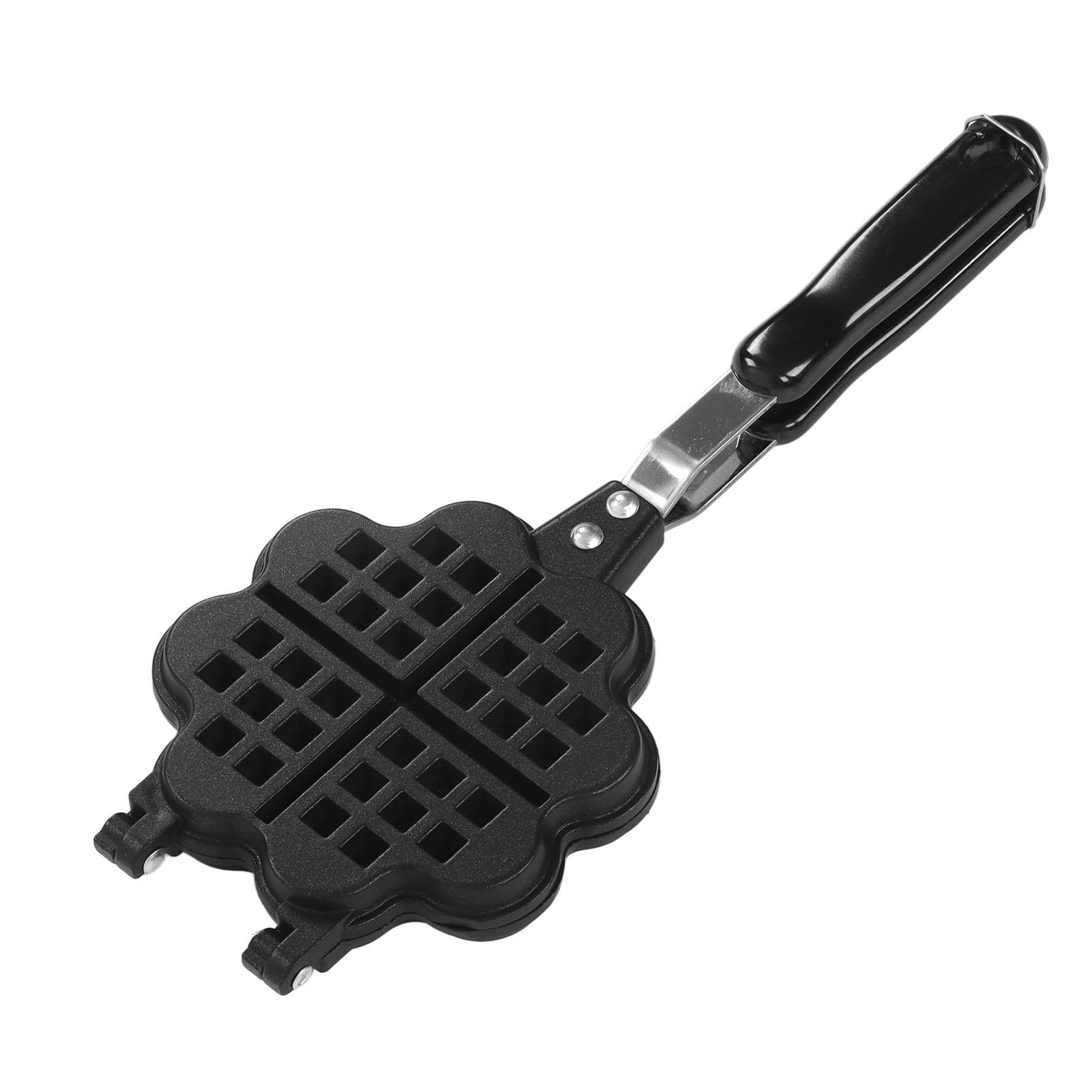 

Double Sided Waffle Pan Flower Heart Shape Non Stick Waffle Making Mold Kitchen Baking Accessory L