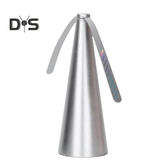 Fly Repellent Fan with Reflective Strip Outdoor Camping Fishing Picnic Indoor Desktop Food Fan Portable Silent Foldable Fly Spinner Fan