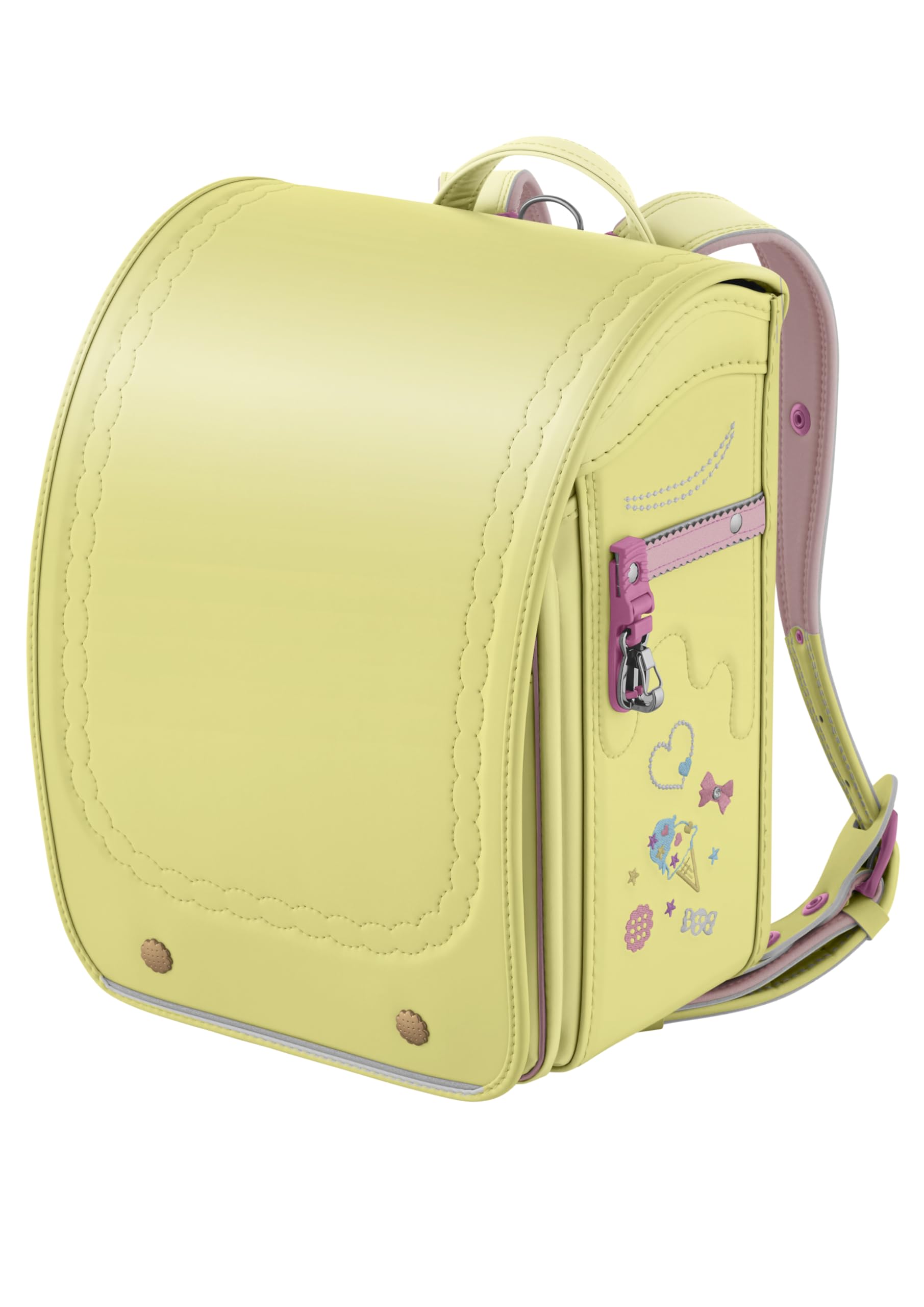 

Angel Super Sweet School 2025 Sherbet Yellow x Baby A4 Flat File [SEIBAN] Wings, Light, Sweets, Bag, Girls, Model, Pink,