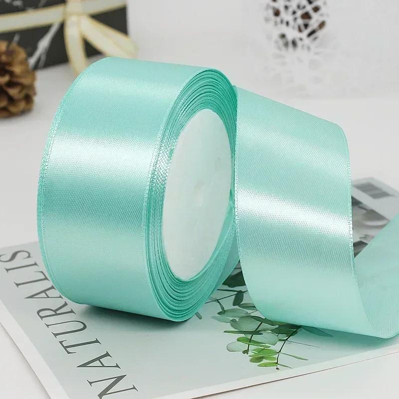 1 Volume 22 Meters Silk Satin Ribbons for Crafts Bow Handmade DIY Gift Wrap Party Wedding Decorative 6/10/15/20/25/40/50mm Tape